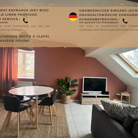 Le Paisible Wifi Parking 4 Personnes Proche Center Parc Acces Direct N4 * Brouviller